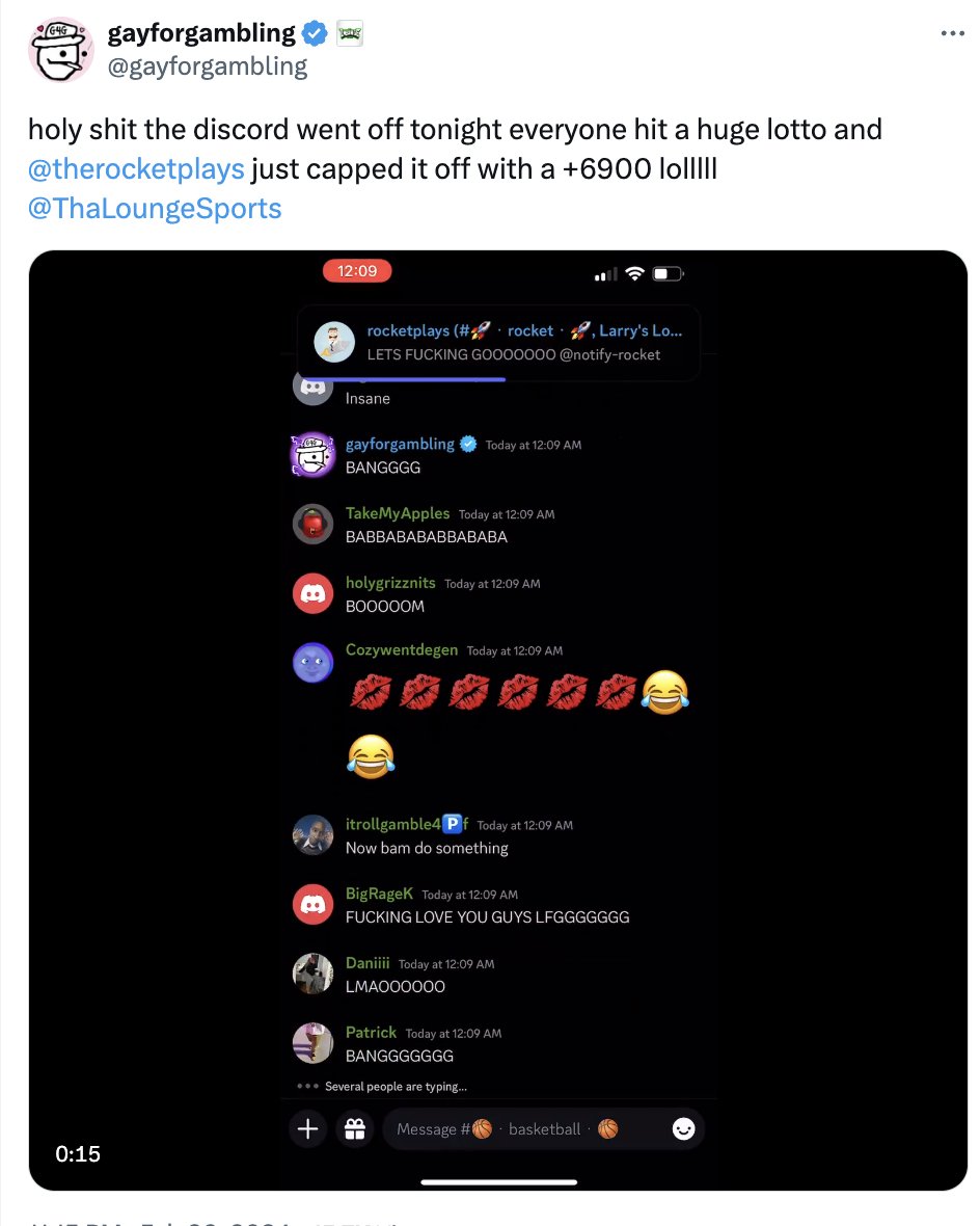 ThaLoungeSports's tweet image. WHAT A NIGHT IN THE LOUNGE

+6900 ✅
+2203 ✅
+2075 ✅
+1364 ✅
+1286 ✅
+1177 ✅
+900 ✅
+750 ✅
+260 ✅
+240 ✅

To celebrate, we're giving away $50 to 5 people who like and RT this tweet 💰

whop.com/larrys-lounge