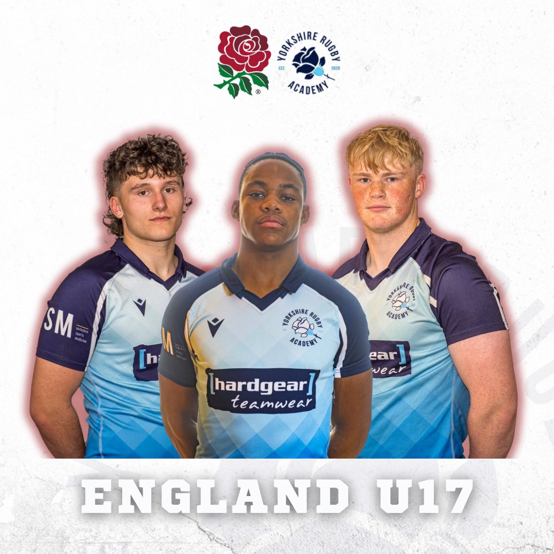 Yorkshire Rugby Academy (@yorksrugbyacad) on Twitter photo 🌹🌹🌹
Off the back of outstanding Academy League performances & standout players in their school & college programmes, Oliver Spencer, Sam Bland & Anesu Chindove have all been invited into U17 <a href="/EnglandRugby/">England Rugby</a> camp this weekend at St. Georges
Well done lads 👏🏼👏🏼👏🏼
#WeLeaveBetter 🌹🌹🌹
Off the back of outstanding Academy League performances & standout players in their school & college programmes, Oliver Spencer, Sam Bland & Anesu Chindove have all been invited into U17 <a href="/EnglandRugby/">England Rugby</a> camp this weekend at St. Georges
Well done lads 👏🏼👏🏼👏🏼
#WeLeaveBetter