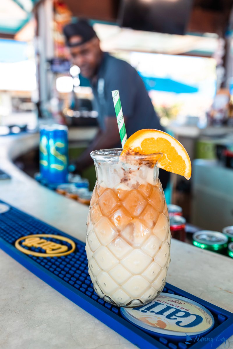 Who's up for a nice cold painkiller? Come down to the Beach Bar and the bartenders will hook you up with the "best on di island".