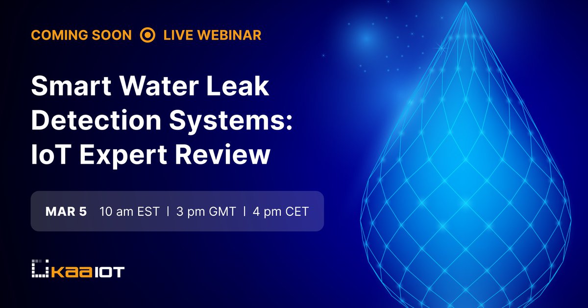 🚨 Don't Miss Out! Just in 7 days🚨 💧 Undetected water leaks can cost businesses millions! But fear not, there's a solution. Join us for a special webinar, 'IoT Water Leak Detection Devices: Expert Review' linkedin.com/feed/update/ur…