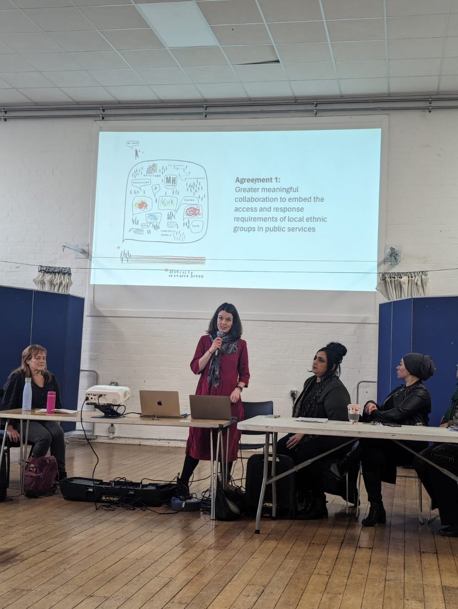 A joyful morning sharing the @UoGresearch @One_Glos @NIHRcommunity #REN Community Participatory Action Research with the welcoming friends, colleagues & neighbours @FriendshipCafe1 Our Diverse Ethnic Research Alliance (DERA) is shaping local mental health services & research🙌🏻