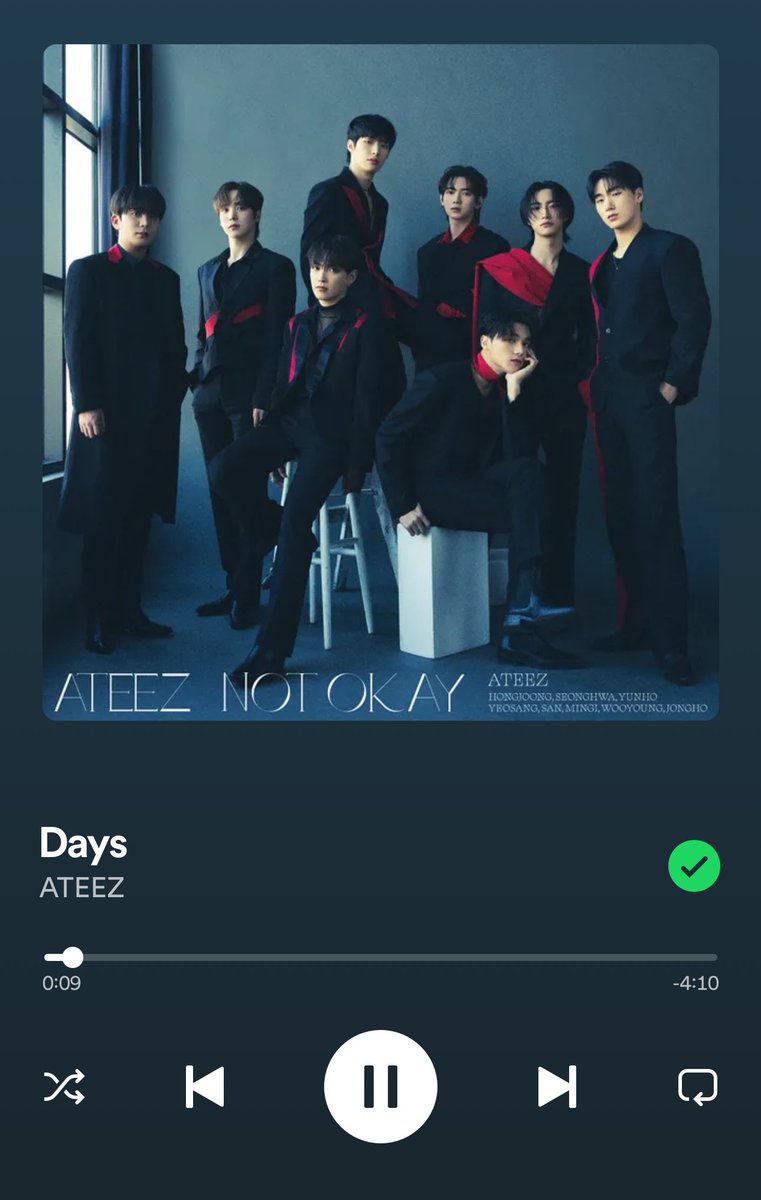 irubyhwa's tweet photo. “kpop songs are not longer than 3 minutes anymore” 

meanwhile ateez: https://t.co/NhOfcu9Vss