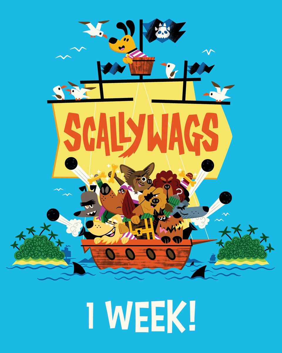 「7 DAYS UNTIL WE SET SAIL!If you like boa」|Andrew Kolbのイラスト