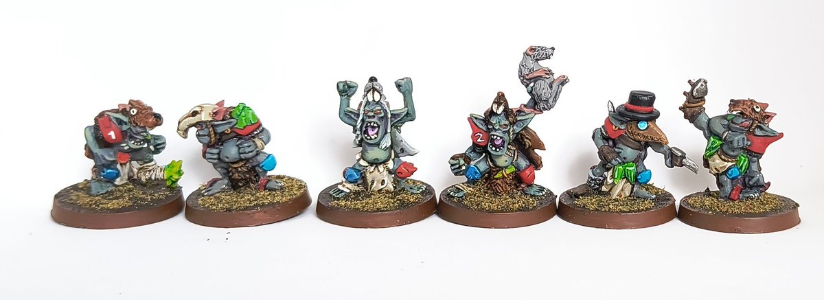 Underworld snotling "The six pack" #bloodbowl #goblinguildminiatures #Underworld #snotlings