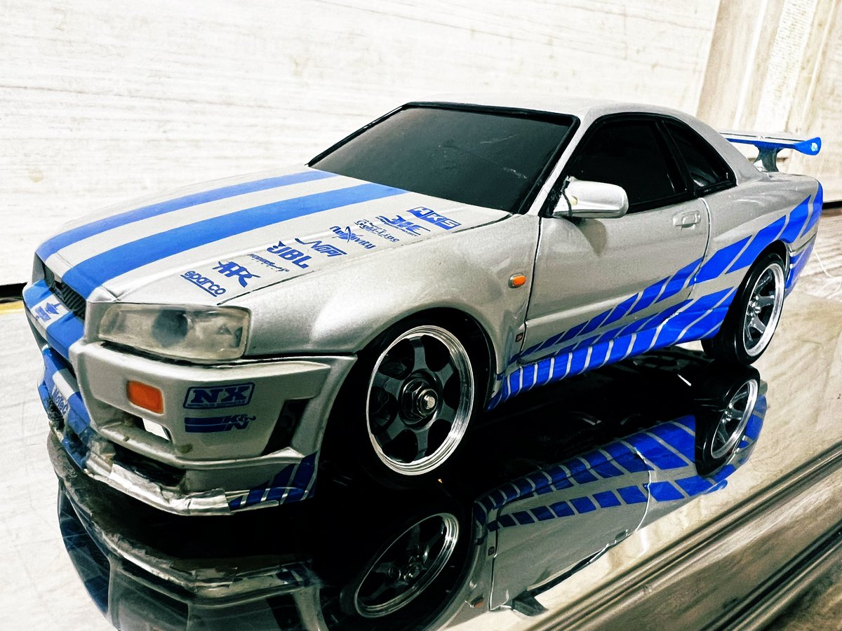 kaie2023's tweet photo. #ワイスピ からドリフト好きになった人多いよね

フルスピードで走るのが俺の人生だった
だから俺とお前は兄弟だった
お前も同じだったから

#ワイルドスピード
#ブライアン
#R34GTR
#蚊車 #ドリフト #ラジコン #ラジドリ #Driftart #DA3S #rccuriosity @curiosity_RC https://t.co/g8S4dC7PgP