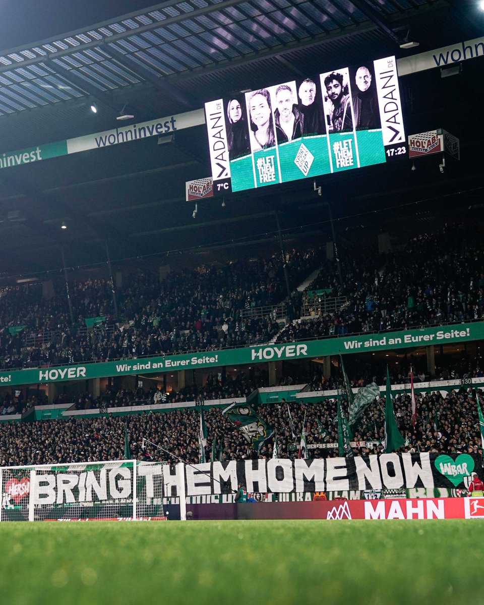 #LetThemFree Anlässlich 150 Tagen Geiselnahme ruft der Freundeskreis von #Hersh #GoldbergPolin mit Unterstützung unser Fans zur erneuten Kundgebung und für die Freilassung der Geiseln auf. 👇 #Werder