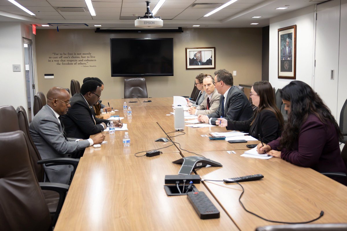 Engaged in productive discussions at @USAID with Tyler Beckelman, Deputy Assistant Administrator for Africa, and the USAID team from the Bureau for Humanitarian Assistance and the Environment/Climate Change. Grateful for the reception and the commitment to our shared goals.