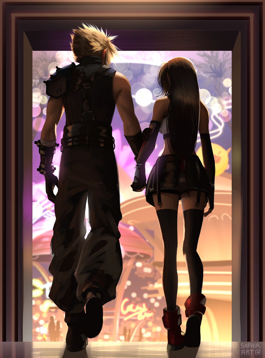 SafaiaArt's tweet photo. "...Why don't the two of us sneak out of here and spend some time together?"
🐥🐬

#cloti #FF7R https://t.co/NzlwXy2inj