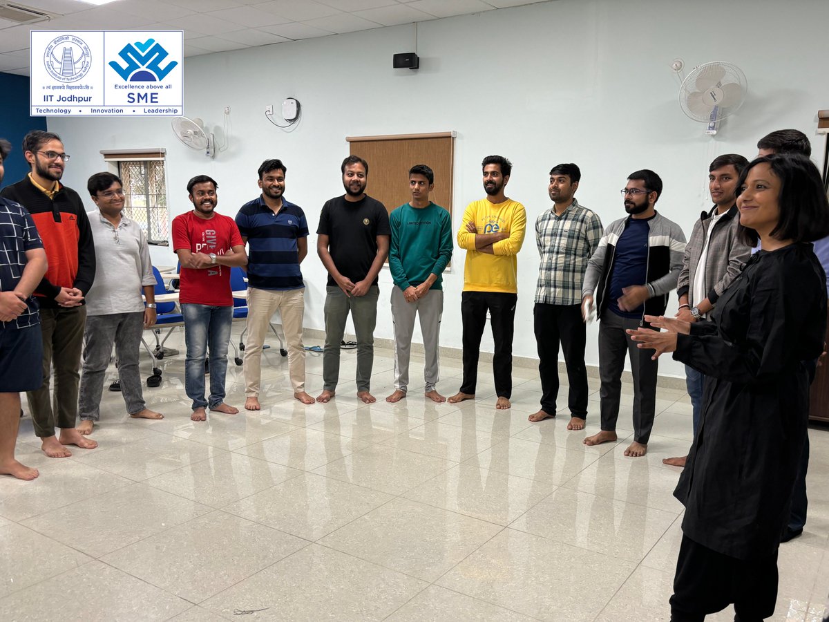 office_sme's tweet image. SME, IIT Jodhpur hosted a workshop with Ms. Suhasini Seelin, theatre artist &amp;amp; adjunct faculty at School of Liberal Arts, IIT Jodhpur. Her expertise in public speaking &amp;amp; communication was invaluable.

#SMEworkshop #IITJodhpur #PublicSpeaking #IIT #SMEIITJodhpur #EducationEvent