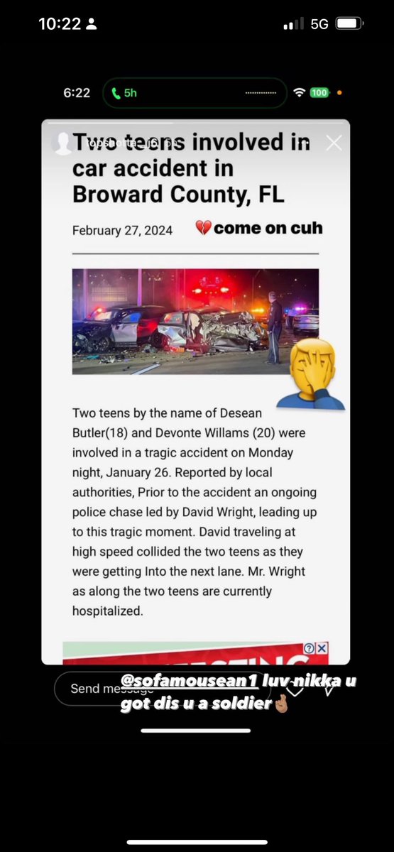 When is the police gone stop chasing people?????? hope they okay