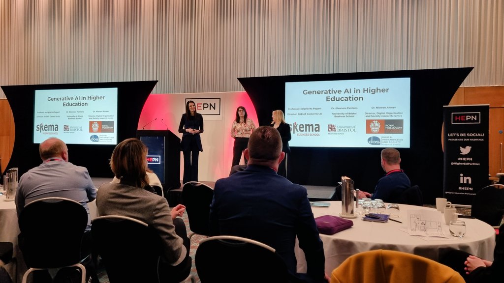 Apart from meeting lots of HE colleagues exchanging ideas and practices, it is simply great to see <a href="/ameen_nisreen/">Dr. Nisreen Ameen</a> on stage at #HEPN 👍 <a href="/HigherEdPartNet/">Higher Education Partnership Network (HEPN)</a>