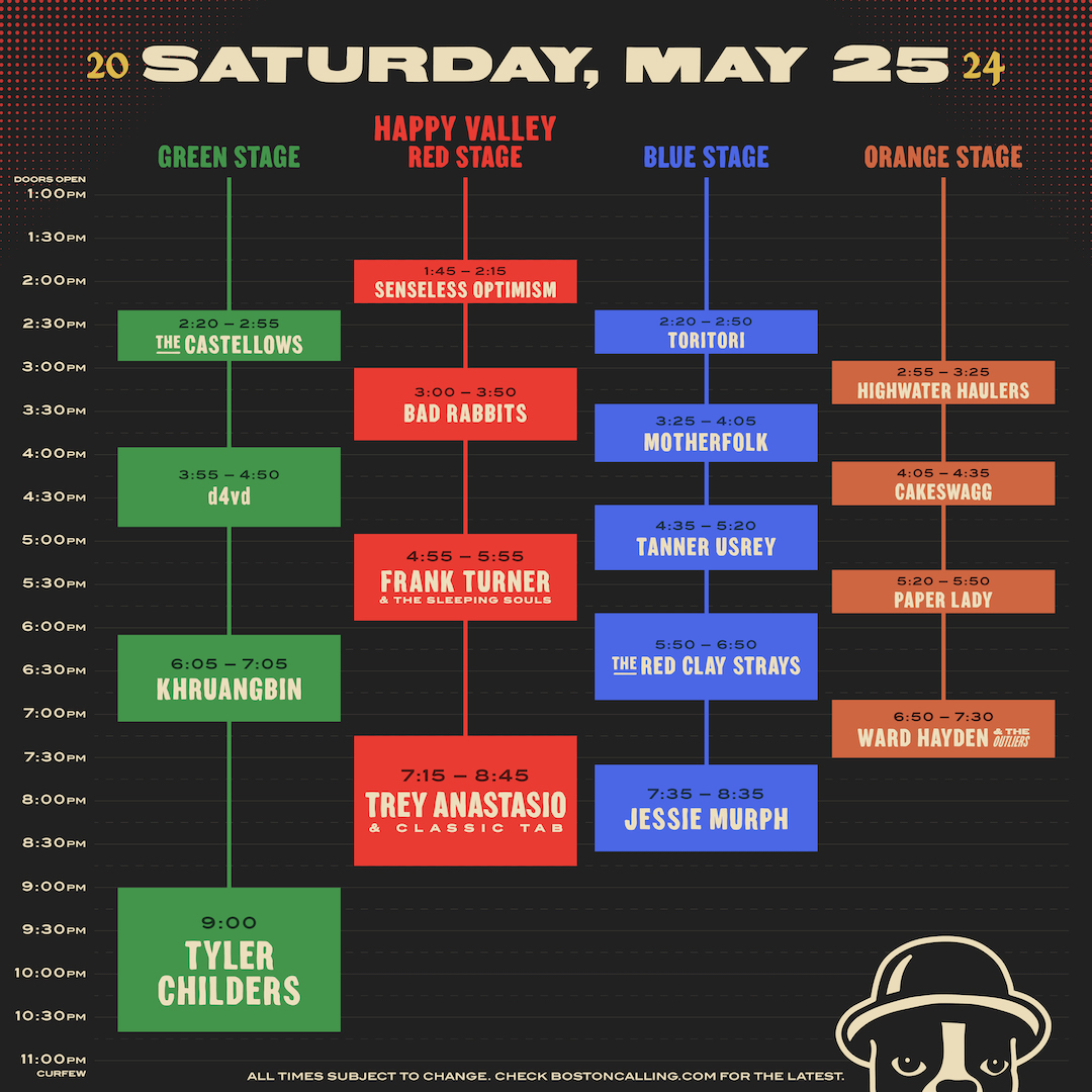 Boston Calling schedule