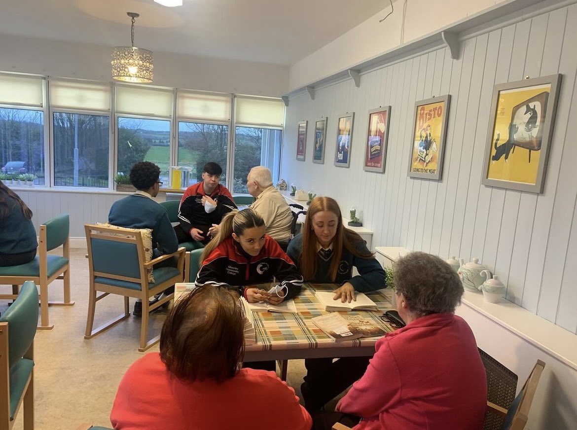 TY students from the community link team enjoyed a morning of reading and chats with the residents of Ballynoe Care Home. <a href="/CorkETB/">CorkETB🇮🇪🇪🇺</a> <a href="/GNBCORK/">Glanmire noticeboard</a>