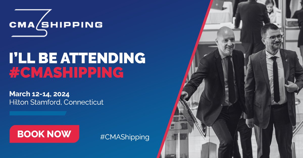 Karen Martin and Sean Moloney will be attending CMA on behalf of London International Shipping Week. We're looking forward to meeting with you. #LISW25 #CMAShipping #networking