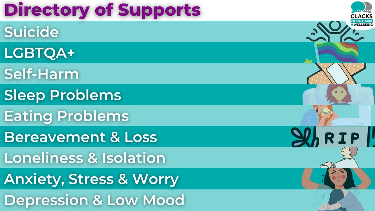Feeling low? Do any of these phrases mean something to you? Have a look at our directory of supports website if so, it has resources that could help you get back on track, or you could show a friend you know is struggling, link is in our bio.