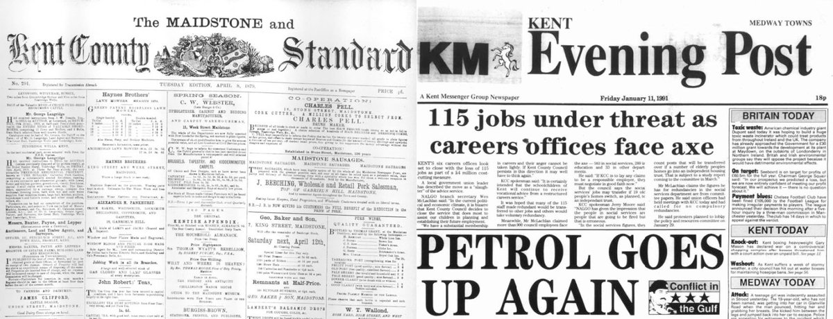 We've added a duo of new Kent newspaper titles this week, as well as updating nearly 70 of our titles from across the world, from the UK, Ireland, the Caribbean and beyond. Find out more about the 247,740 brand new pages we've added here: bit.ly/49OtYhW #TuesdayTitles