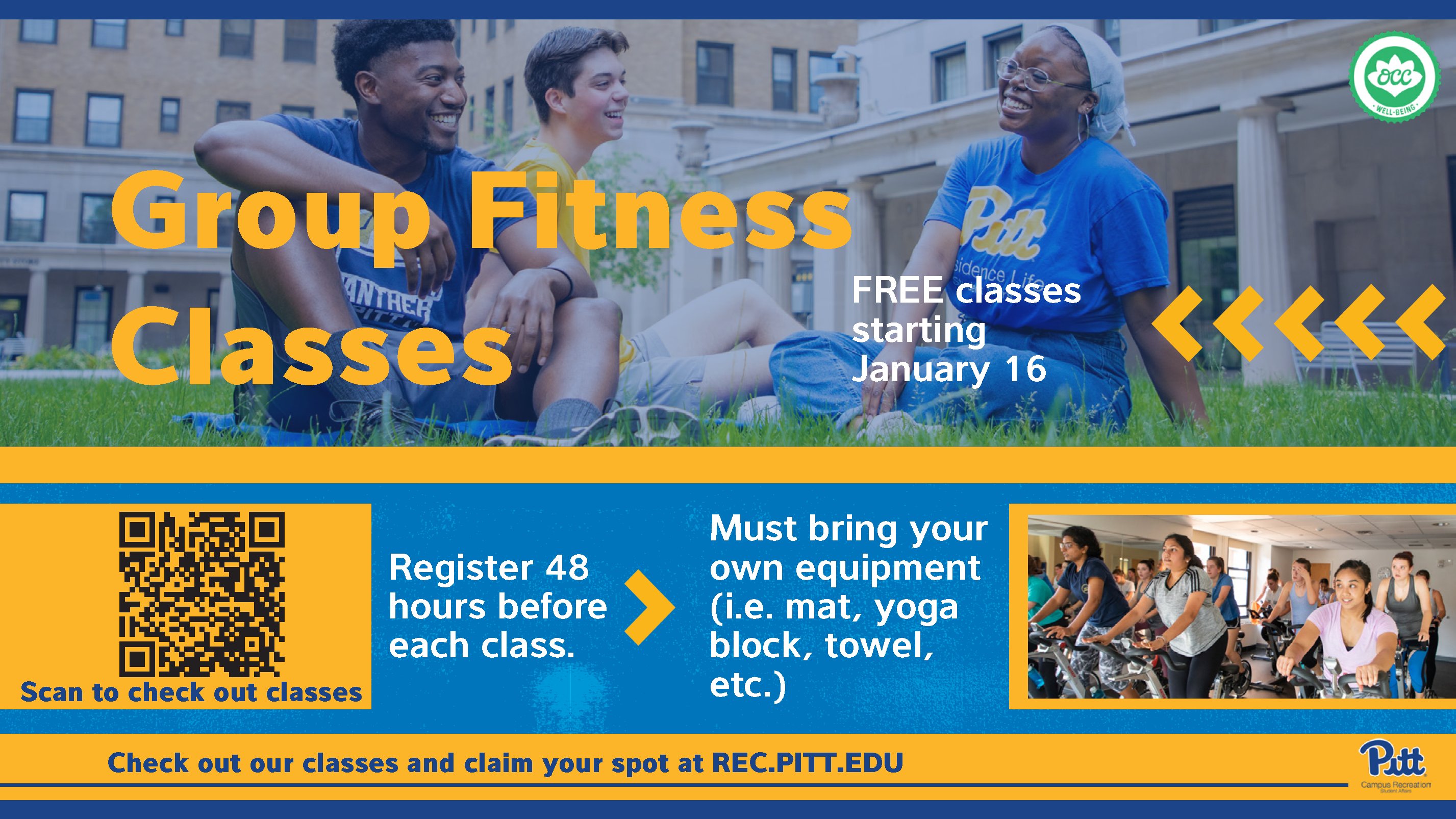 Free workout classes sale