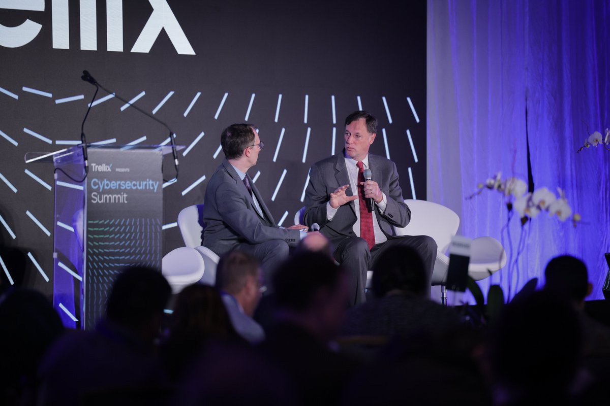 As Rob Joyce nears retirement, we joined him for one of his final speaking engagements as @NSA_CSDirector at the #TrellixPublicSector. Alongside Gareth Maclachlan, SVP & GM of Network & Collaboration Security at @Trellix, they covered pivotal global security topics.