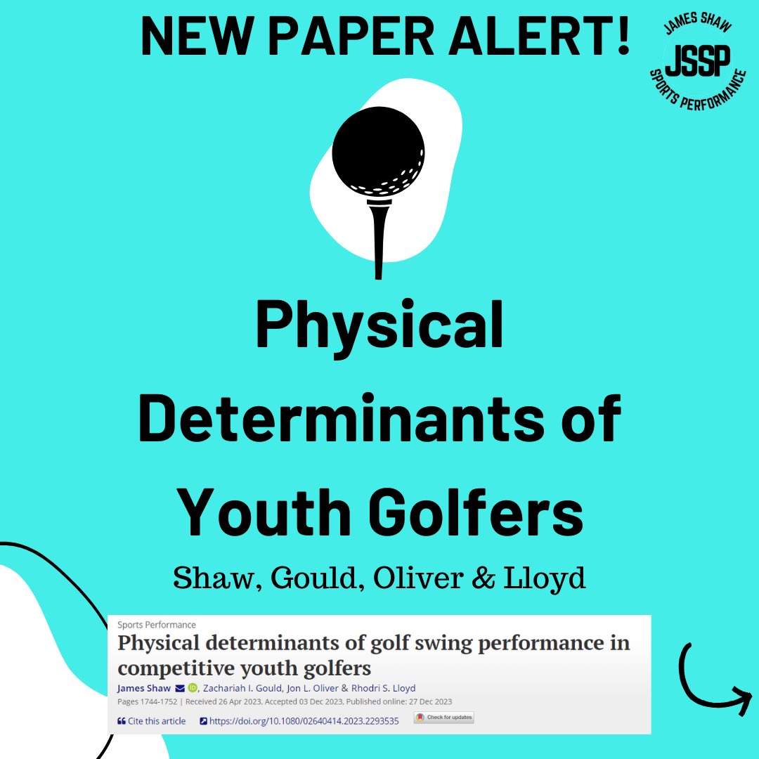 James_Shaw1996's tweet photo. This was an enjoyable paper to conduct as part of my PhD. We investigated the links between physical fitness and golf swing performance in young golfers 📊💪 Click the link below for this  OPEN ACCESS paper.

https://t.co/hTSwbslbn3 https://t.co/CAGZc4rauk