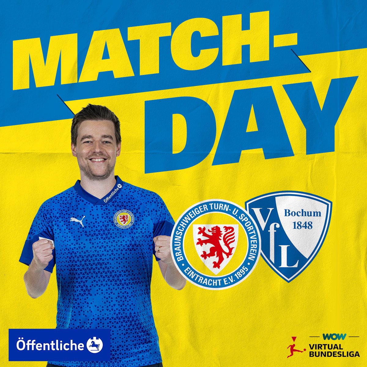 Eintracht eFootball (@ebsefootball) on Twitter photo MATCHDAY! Am Offline-Spieltag treffen wir heute ab 20.30 Uhr auf den <a href="/VfL1848eSports/">VfL Bochum 1848 eSports-Team</a>! Let‘s go! 🦁
Hier geht’s zum Vorbericht:
eintracht.com/news/artikel/e… MATCHDAY! Am Offline-Spieltag treffen wir heute ab 20.30 Uhr auf den <a href="/VfL1848eSports/">VfL Bochum 1848 eSports-Team</a>! Let‘s go! 🦁
Hier geht’s zum Vorbericht:
eintracht.com/news/artikel/e…