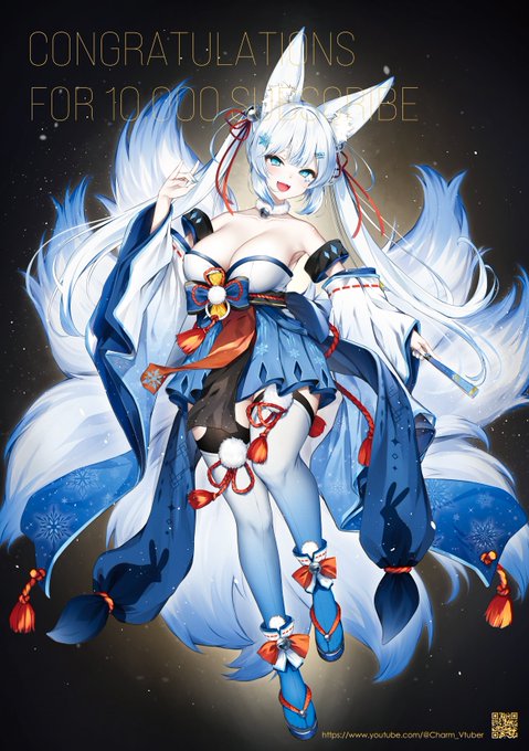 改めてcharmさんチャンネル登録者10000人達成おめでとうございます!🎊

#雪狐ノ絵 