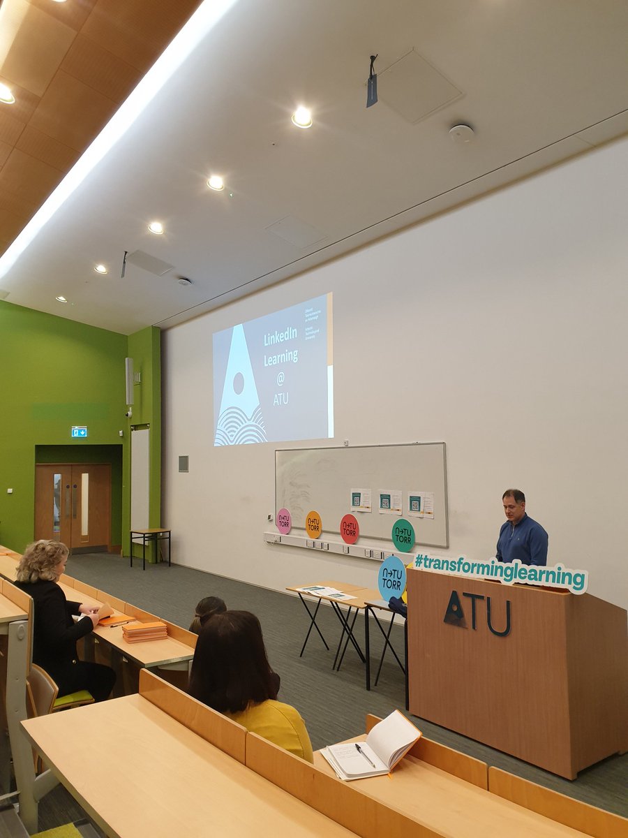 ellenmccabe's tweet image. Link up with LinkedIn Learning! Fantastic LinkedIn events on the #ATU campus today for #ntutorrweek. @linked