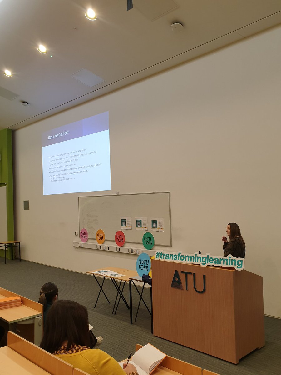 ellenmccabe's tweet image. Link up with LinkedIn Learning! Fantastic LinkedIn events on the #ATU campus today for #ntutorrweek. @linked
