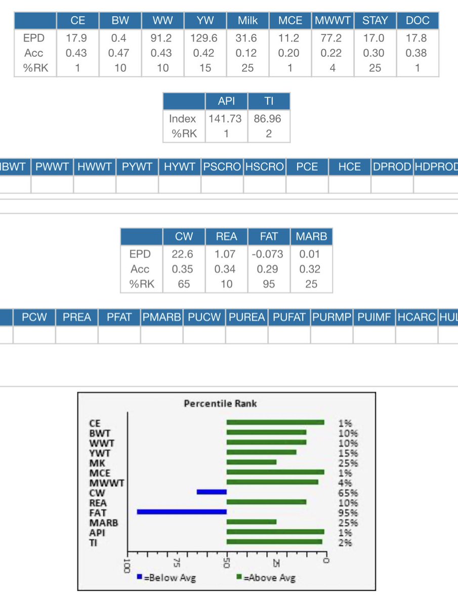 Lot 14 in the Associates sale this weekend on DLMS Farmgate. Weight 1410 with a 41 scrotal at 11 months to add to his amazing numbers