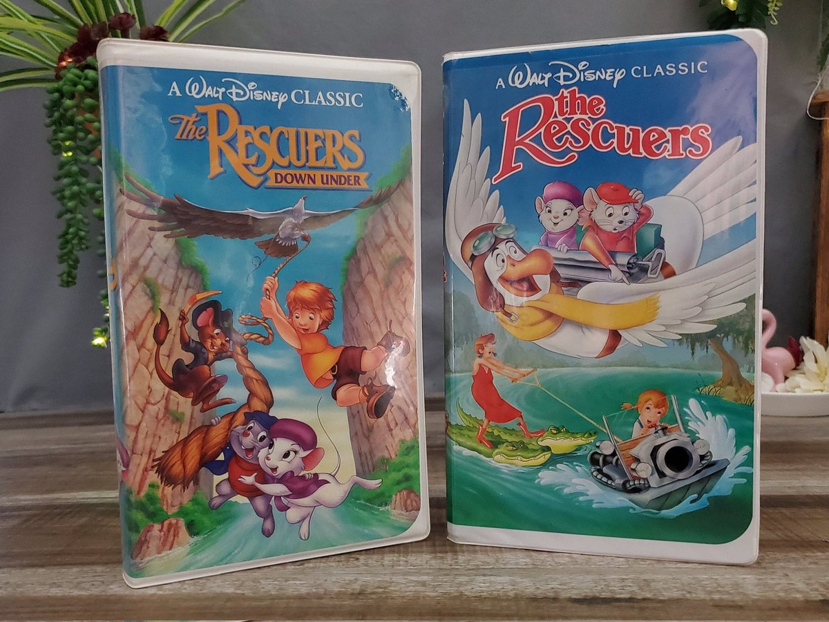 #MyNostalgicLife #TheRescuers #TheRescuersDownUnder #vhs #Disneymovies #vhstapes 
mynostalgiclife.etsy.com/listing/147470…