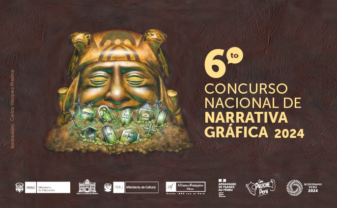 [#CONCURSO]
Ministerio de Cultura invita al 6to Concurso Nacional de Narrativa Gráfica, hasta el 17 de marzo.
Ver más 
cuentaartes.org/2024/02/6to-co…

#arte #artistasgraficos #narrativagrafica #ConcursoNacional