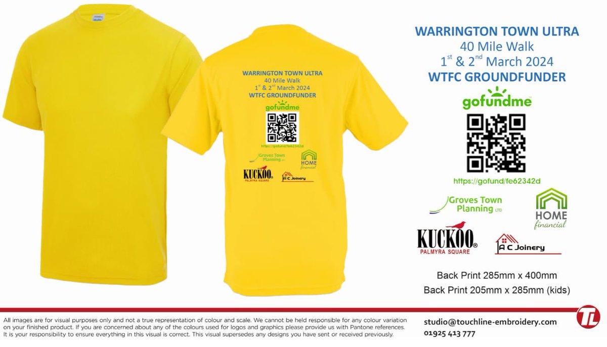 After <a href="/theyellows/">Warrington Town FC</a> brilliant promotion last season to the <a href="/TheVanaramaNL/">Rocco 🇲🇸</a> North, improvements are needed to Cantilever Park by March in order for them to remain in the League.
My good friend John Groves is sponsoring a 40 mile walk to help raise funds. 

gofund.me/36fc67b9