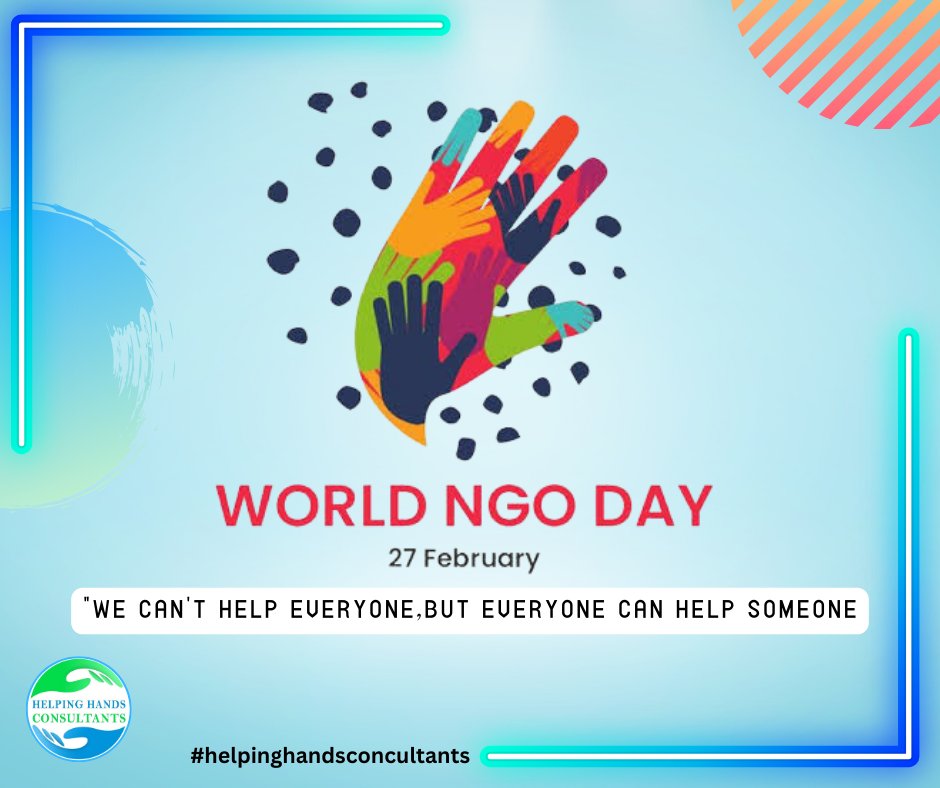 hhcpakistan's tweet photo. 🌍 we celebrate World NGO Day, honoring the incredible work of NGO worldwide. NGOs play a vital role in addressing global challenges, from humanitarian aid to environmental conservation. Let's recognize their dedication to making the world a better place for all.
 #WorldNGODay https://t.co/guj75VHjIs