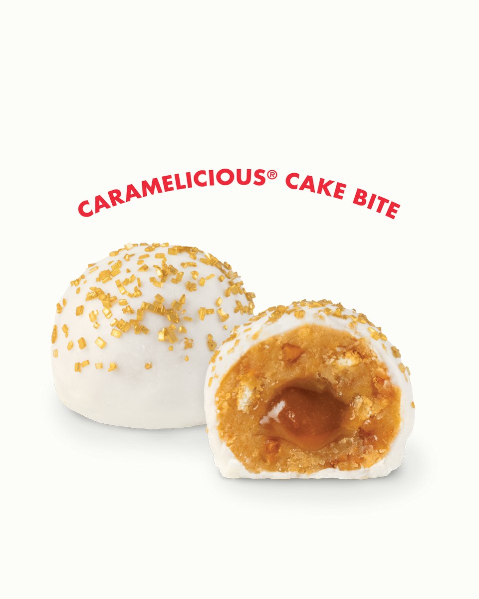 Introducing our NEW Caramelicious® Cake Bite!! This sweet treat is made of caramel-infused cake, dipped in classic white icing, and filled with a decadent caramel filling. 😍😍😍  

#caramelicious #scooterscoffee #scootonaround