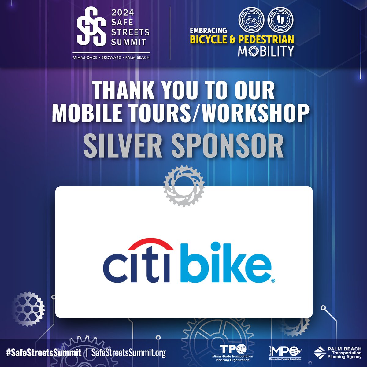 Citi Bike Miami (@citibikemiami) on Twitter photo “Special thanks to CitiBike, a key partner for the upcoming 2024 Safe Streets Summit: "Embracing Bicycle and Pedestrian Mobility" Mobile Tours/Workshop! Visit your nearest CitiBike station and join the movement. tinyurl.com/2024SSSRegister. #SafeStreetsSummit
( #📷 <a href="/miamidadetpo/">Miami-Dade TPO</a> ) “Special thanks to CitiBike, a key partner for the upcoming 2024 Safe Streets Summit: "Embracing Bicycle and Pedestrian Mobility" Mobile Tours/Workshop! Visit your nearest CitiBike station and join the movement. tinyurl.com/2024SSSRegister. #SafeStreetsSummit
( #📷 <a href="/miamidadetpo/">Miami-Dade TPO</a> )