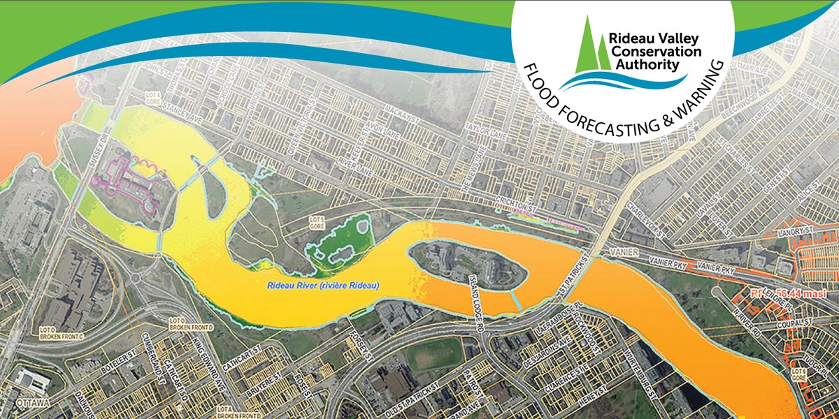 RideauValleyCA's tweet photo. DYK? We've made detailed #flood maps for 20 vulnerable @ottawacity neighbourhoods. From #NewEdinburgh to #KarsOnTheRideau, #CrystalBay to #Cumberland, see how high water could impact your property during minor, moderate &amp; severe flood events. Get started: https://t.co/xYho5mtaWM https://t.co/mPjTmKeT43