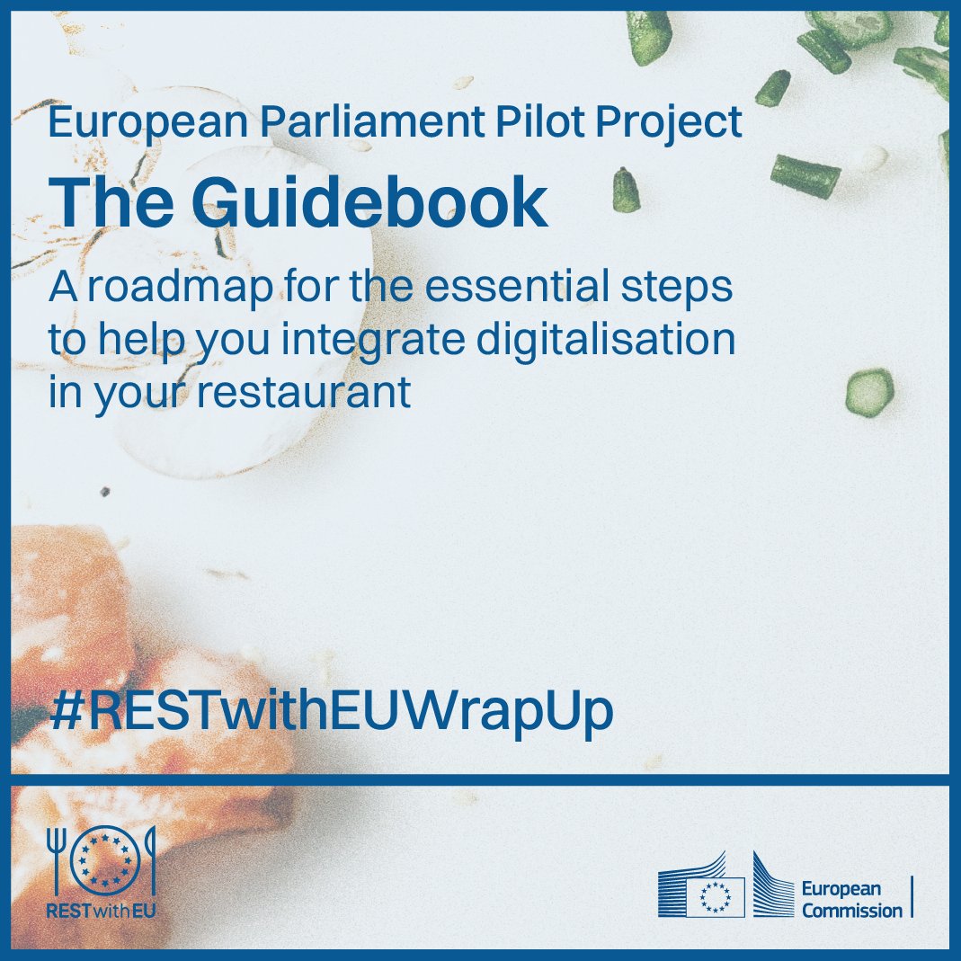 🍽️ 📖 Create your roadmap with #TheRESTwithEUGuidebook!
Don't miss this opportunity to get an overview of the current state of the restaurant industry and the future of the sector. The Guidebook is now available at 👇
…-digital-innovation-hubs.ec.europa.eu/system/files/2…