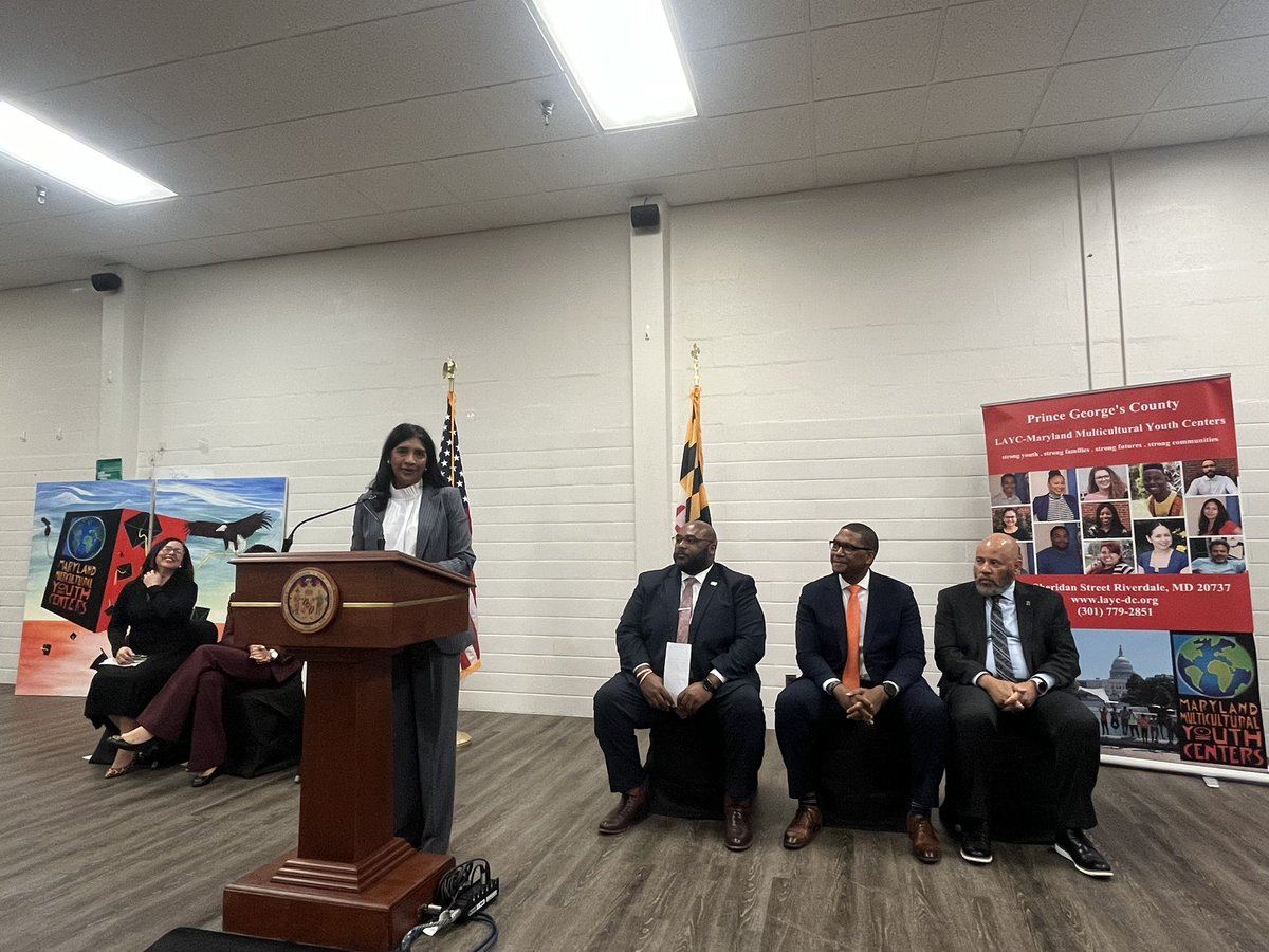 SEIU500's tweet photo. The Moore-Miller administration joined biz, community, faith, gov. & union leaders to layout their plan to combat child poverty. SEIU Local 500’s Dir. of Political & Legislative Affairs, Chris Cano, represented our members as Lt. Gov. Aruna Miller hosted a roundtable. #ENOUGHAct https://t.co/DljHMubRli