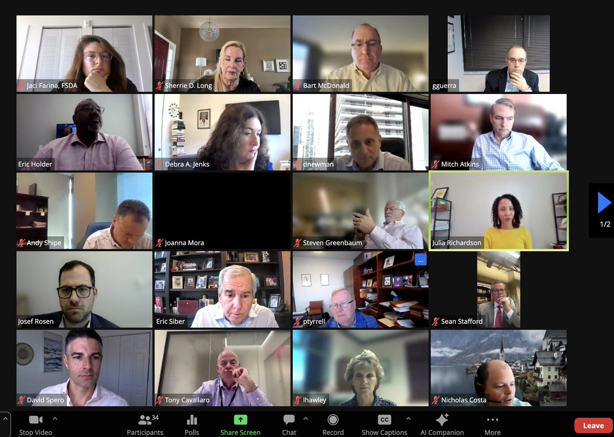 The FSDA board is hard at work this morning planning the path for the 2024 year of ADVOCACY . COLLABORATION . EDUCATION Want to learn more about the FSDA and our mission? Visit FSDA.org #collaboration #leadership