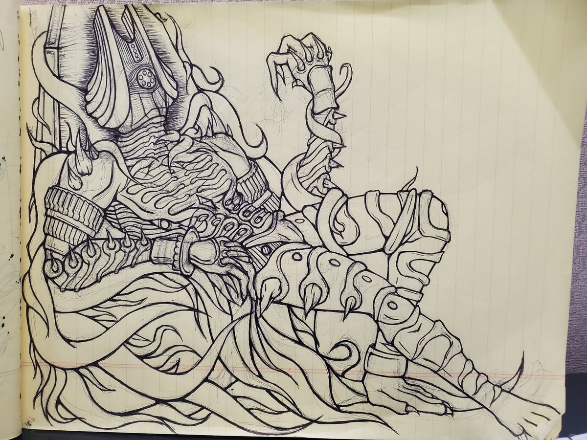 lolpants725's tweet photo. Sketches.. #rootofnightmare #raids #nezzy #destiny2 #Ron #nezarec #vines #d2 https://t.co/2aBbe235ND