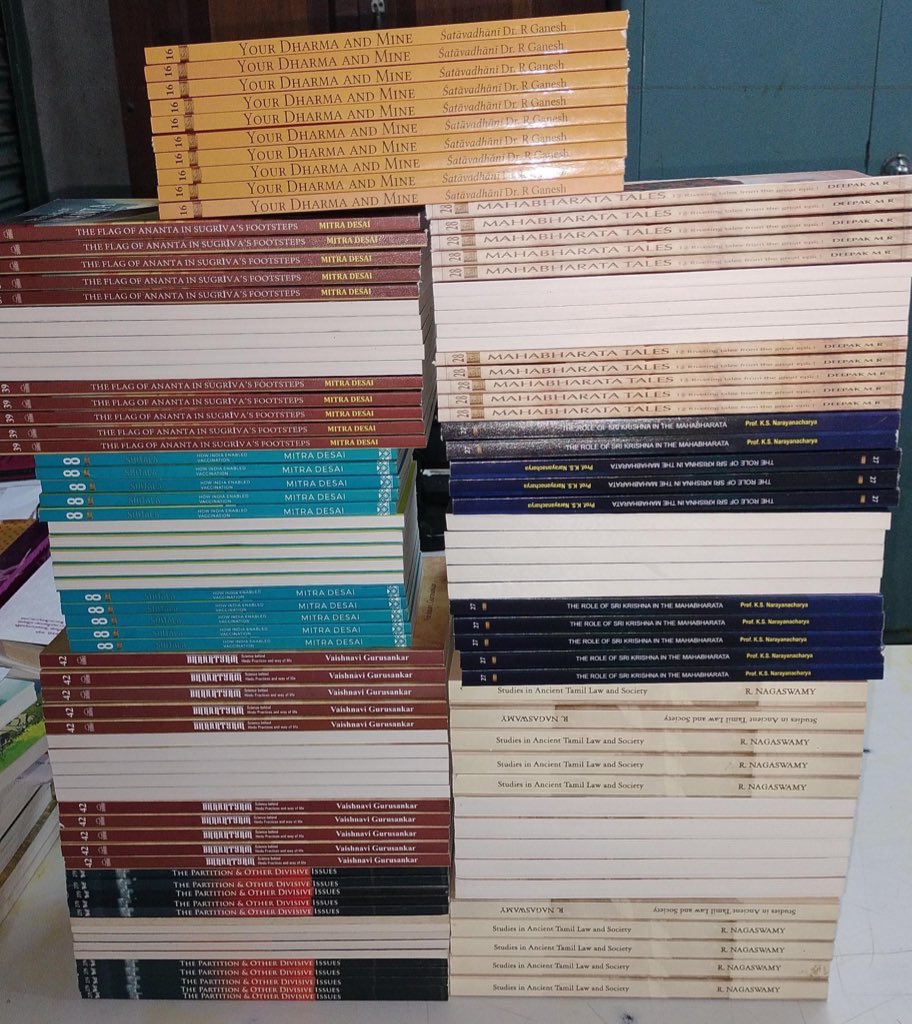 Subbu Publications (@subbubooks) on Twitter photo This amazing set of books is being delivered to Kongunadu College of Commerce, Coimbatore for prize distribution. We wholeheartedly thank the college mgmnt for encouraging us every single time
Flag of Ananta • Shitala • Mahabharata Tales & many more
<a href="/jaggu916/">Jagannathan</a> <a href="/ShefVaidya/">Shefali Vaidya. 🇮🇳</a> This amazing set of books is being delivered to Kongunadu College of Commerce, Coimbatore for prize distribution. We wholeheartedly thank the college mgmnt for encouraging us every single time
Flag of Ananta • Shitala • Mahabharata Tales & many more
<a href="/jaggu916/">Jagannathan</a> <a href="/ShefVaidya/">Shefali Vaidya. 🇮🇳</a>