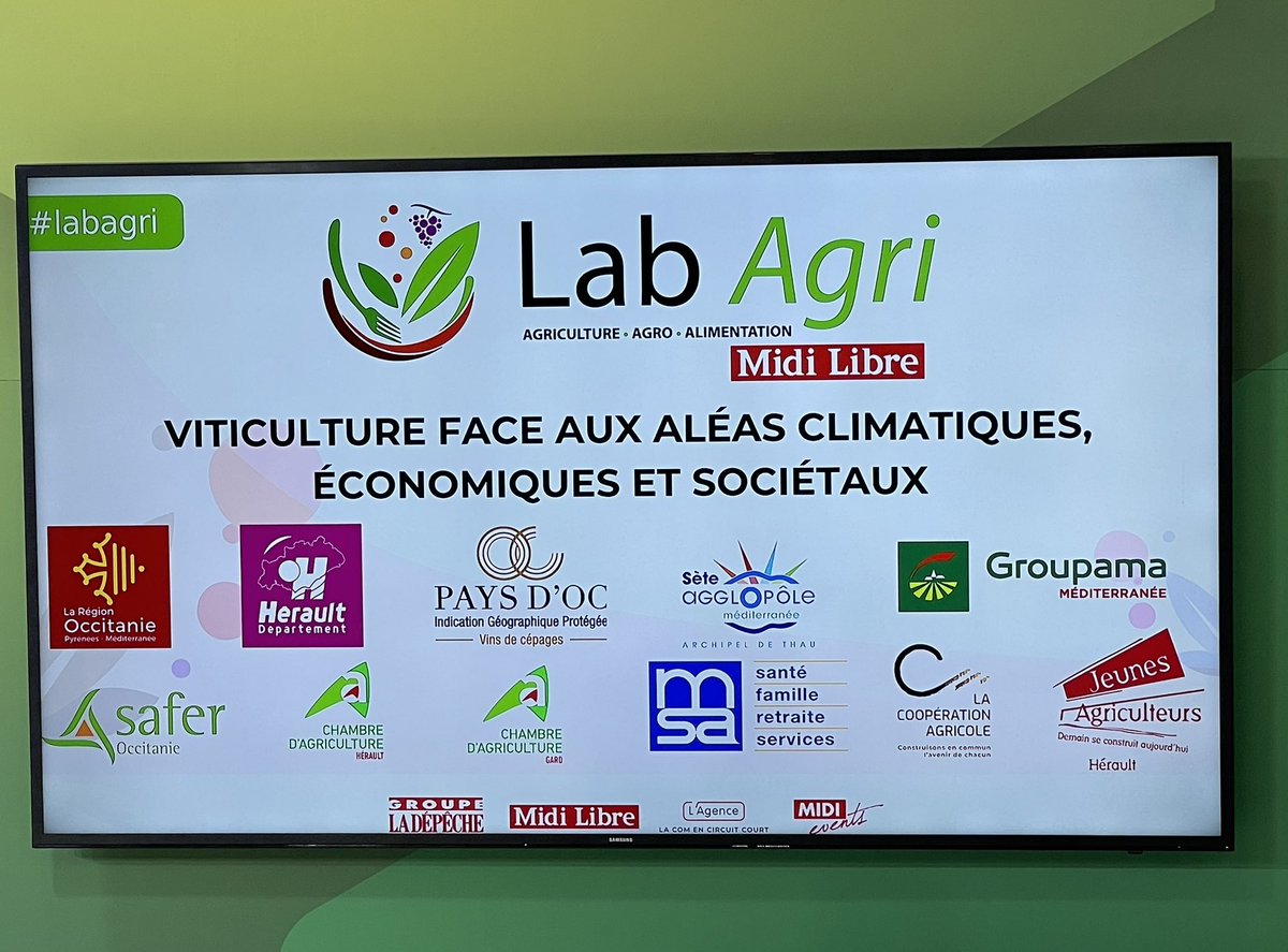 Le #labagri de <a href="/Midilibre/">Midi Libre</a> en direct du salon de l’Agriculture #SIA2024 met en lumière les acteurs locaux en #Occitanie sur 2 tables rondes, les enjeux de la transmission et la #viticulture. À retrouver, avec notre supplément spécial, dans <a href="/Midilibre/">Midi Libre</a> et midilibre.fr