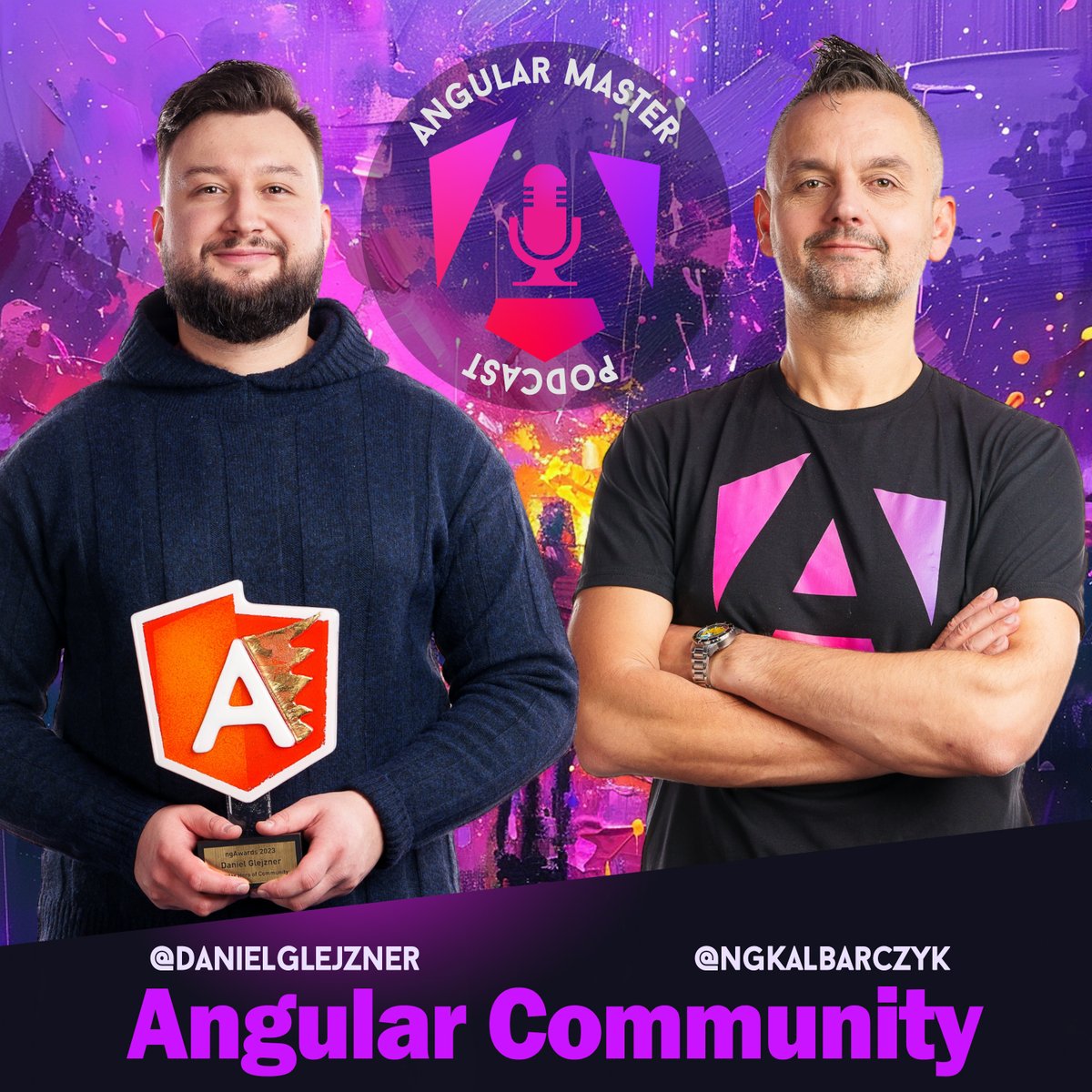 ngKalbarczyk's tweet image. 🚀 New Episode Alert: Angular Master Podcast Featuring @DanielGlejzner ! 🚀

bit.ly/amp54-spotify
bit.ly/amp54-google
bit.ly/amp54-apple
youtu.be/ZurKSGfdhNg

#Angular #AngularMasterPodcast #AngularCommunity #SoftwareDevelopment #Angular #Podcast #TechCommunity