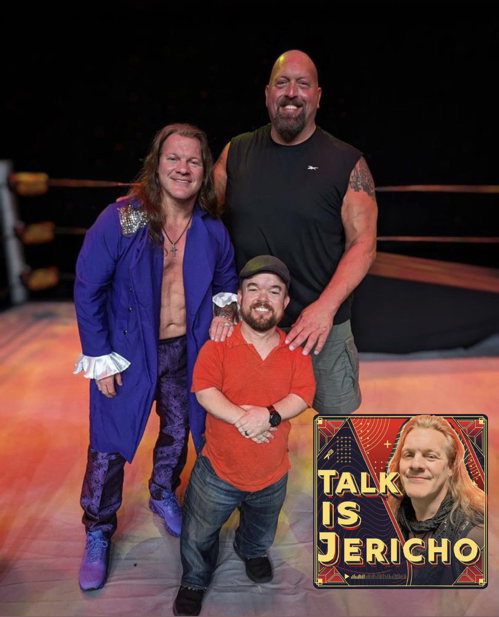 Me and @PaulWight (Big Show) sit down with @IAmJericho and talk about growing up really big and really small on @TalkIsJericho podcast. Fun conversation, tons of jokes, but also really informative. Listen and enjoy!