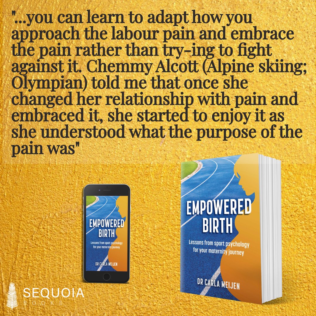 Sequoia Books (@sequoiabooks) on Twitter photo Empowered Birth, by <a href="/CarlaMeijen/">Dr Carla Meijen</a> uses interviews with Olympians, world champions, personal trainers and non-competitive exercisers, to give an insight into how women from a wide range of backgrounds have benefitted from sport psychology during labour.
Out now on Amazon! Empowered Birth, by <a href="/CarlaMeijen/">Dr Carla Meijen</a> uses interviews with Olympians, world champions, personal trainers and non-competitive exercisers, to give an insight into how women from a wide range of backgrounds have benefitted from sport psychology during labour.
Out now on Amazon!