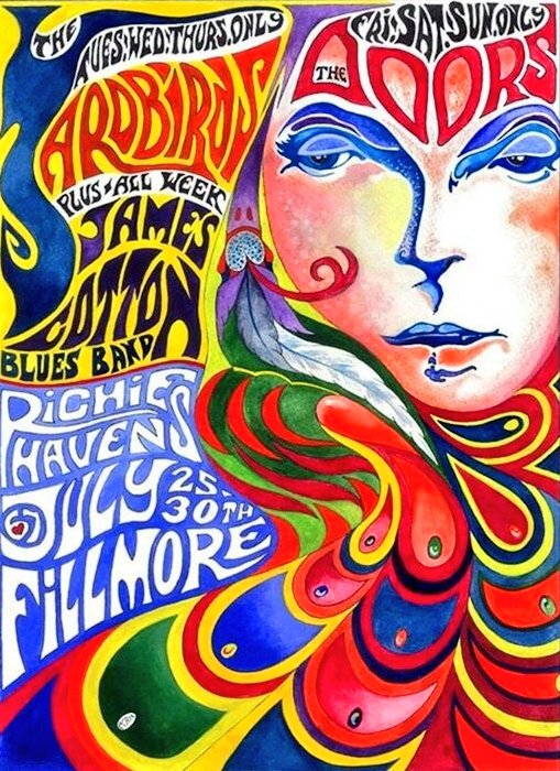 #TheYardbirds #TheFillmore #JamesCottonBluesBand #TheDoors #RichieHavens