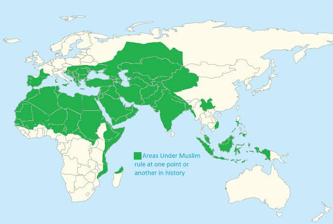 When you see Muslims whinge and moan about ‘colonialism’, just show them this map 👇