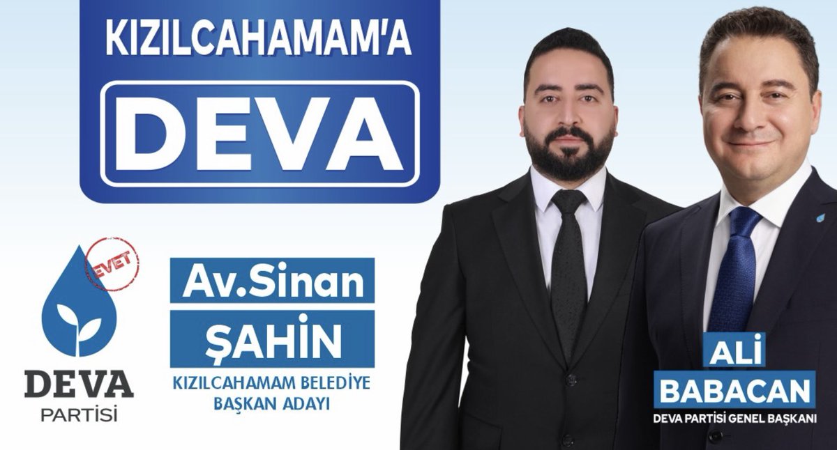 Kızılcahamam’ı Deva Belediyeciliği ile tanıştıracağız!