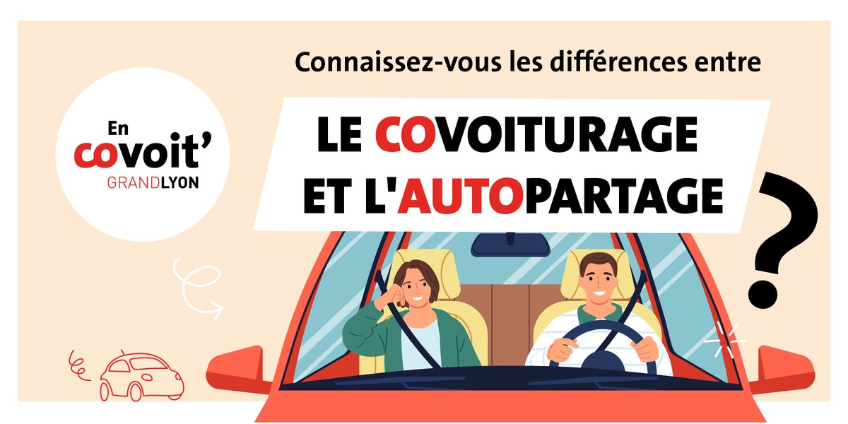 ℹ Le #covoiturage et l’#autopartage sont deux modes de #transport différents mais sont basés sur le même principe : le partage d'un véhicule. Ils permettent tous deux la réduction de l'usage de la #voiture personnelle et donc la réduction des GES 👌 ➕blog.en-covoit-grandlyon.fr/autopartage-et…