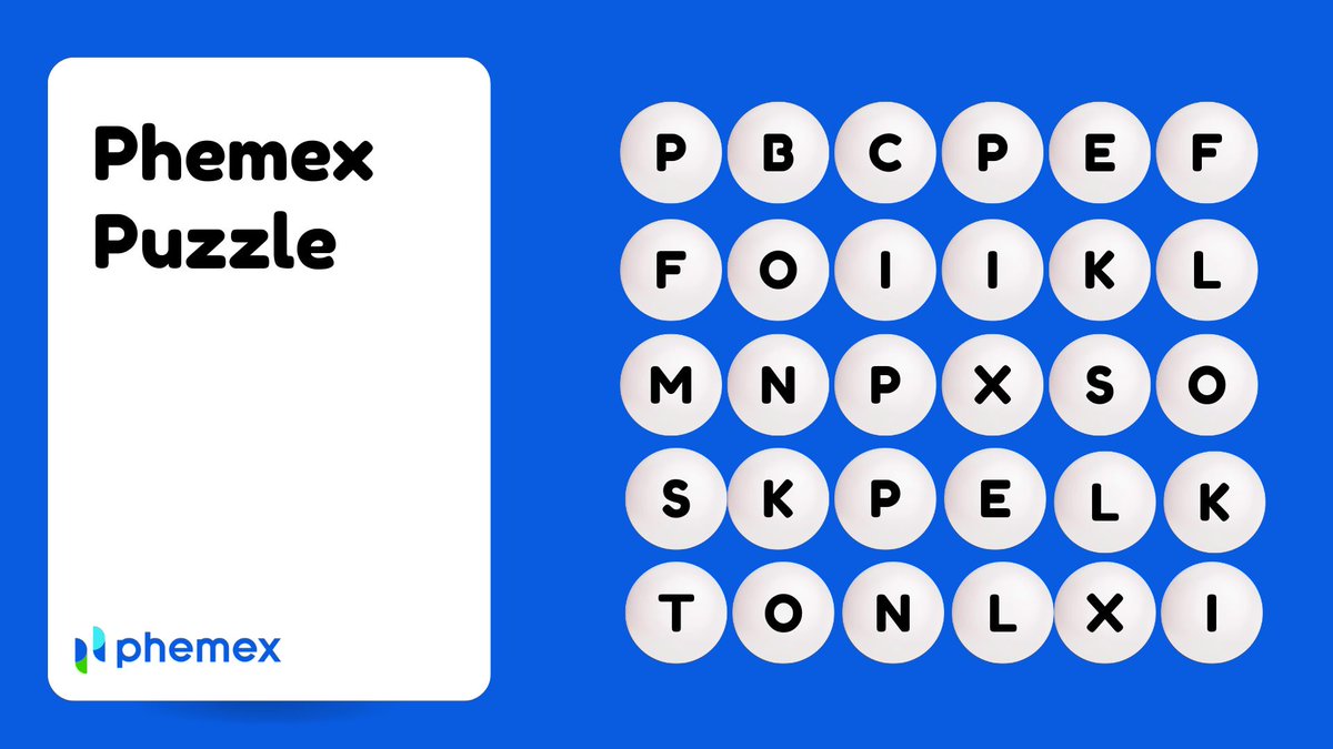 PhemexPuzzle 🎲 Puzzle Time! There are 5 #crypto hidden in the below pic.  Can you identify what they are? Hint: All are listed on Phemex ➡️  https://t.co/eLuRUrUxIj