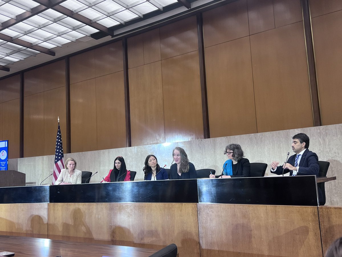 A very inspiring testimony by <a href="/RoyaMahboob/">Roya Mahboob</a> at #AWER <a href="/StateDept/">Department of State</a> under leadership of <a href="/SE_AfghanWGH/">U.S. Special Envoy Rina Amiri</a> among other distinguished speakers like #Fahad_Hamad_Hassan_Al_Sulaiti from <a href="/EAA_Foundation/">Education Above All Foundation</a> <a href="/ColemanUSAID/">Isobel Coleman</a> <a href="/BruleRachel/">Rachel E. Brule</a> <a href="/leahbel/">Leah Belsky</a> <a href="/NariaSantaLucia/">naria santalucia</a>